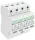 T1+T2 AC típusú túlfeszültséglevezető, cserélhető betéttel 4P 12,5kA 275V