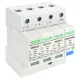 T2 AC típusú túlfeszültség levezető, cserélhető betéttel 3+1P 70kA 275V