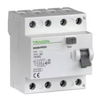   Áram-védőkapcsoló A típusú (fi-relé) 4P 63A 400V 30mA EVO