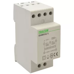   Biztonsági (csengő) transzformátor 230V/4-8-12V AC, Psmax.:15VA, Is:1,15A