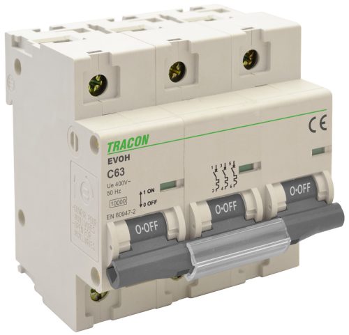 Kismegszakító EVO 3P C 100A 10kA