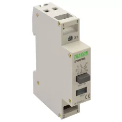   Moduláris nyomógomb, jelzőfénnyel 230V, 50Hz, 1NO+1NC, LED, Ith:16A, AC-14, Ie:6A