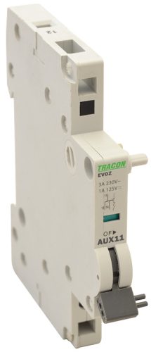 Hibajelző érintkező EVOZ-hez 230V, 50Hz, In:6A W=9mm; 0,5-4mm2