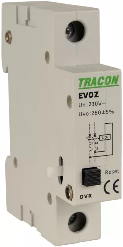 Feszültségnövekedési kioldó EVOZ-hez Un:230VAC, 50Hz, Uup:280VAC