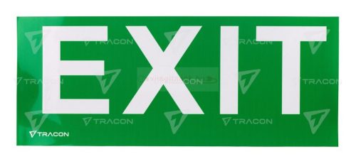 Led kijáratjelző lámpatest ragasztható piktogramokkal