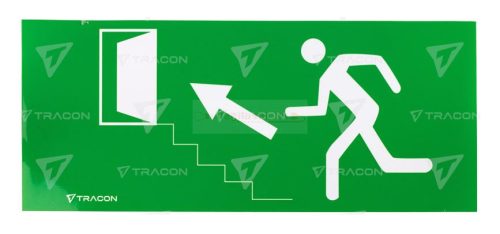 Led kijáratjelző lámpatest ragasztható piktogramokkal