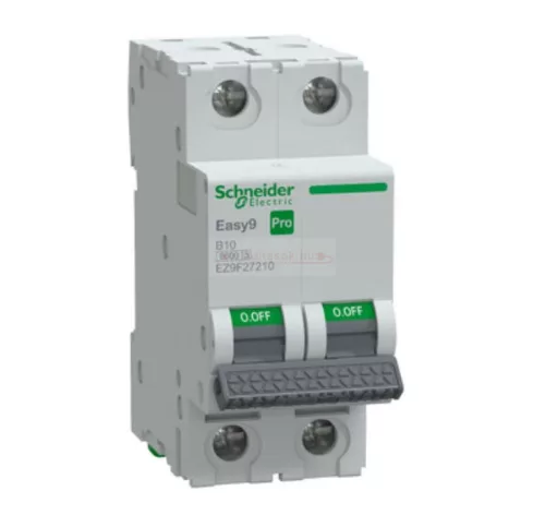 Schneider Easy9 Pro kismegszakító 2P B 10A 6kA