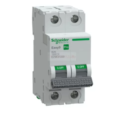 Schneider Easy9 Pro kismegszakító 2P B 20A 6kA