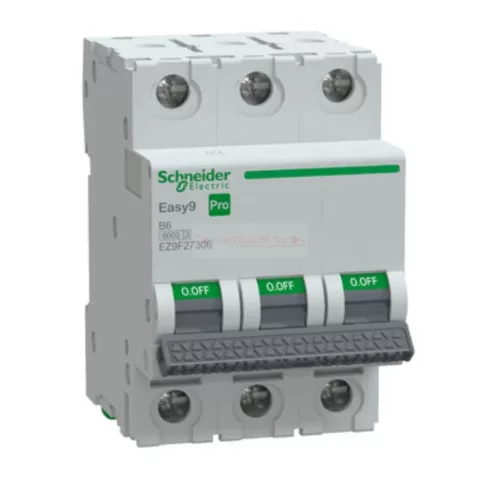 Schneider Easy9 Pro kismegszakító 3P B 6A 6kA