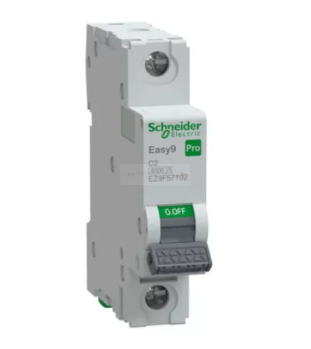 Schneider Easy9 Pro kismegszakító 1P C 2A 6kA