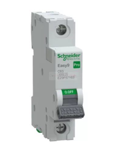 Schneider Easy9 Pro kismegszakító 1P C 63A 6kA