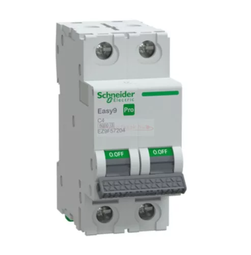 Schneider Easy9 Pro kismegszakító 2P C 4A 6kA