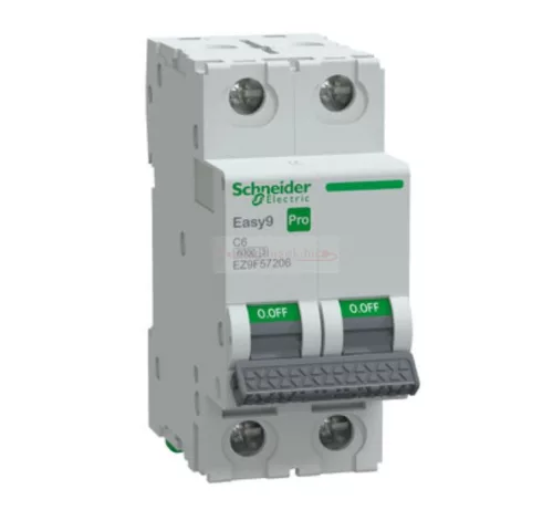 Schneider Easy9 Pro kismegszakító 2P C 6A 6kA