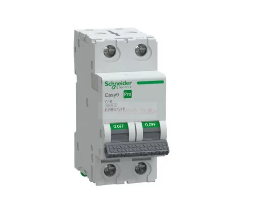 Schneider Easy9 Pro kismegszakító 2P C 16A 6kA