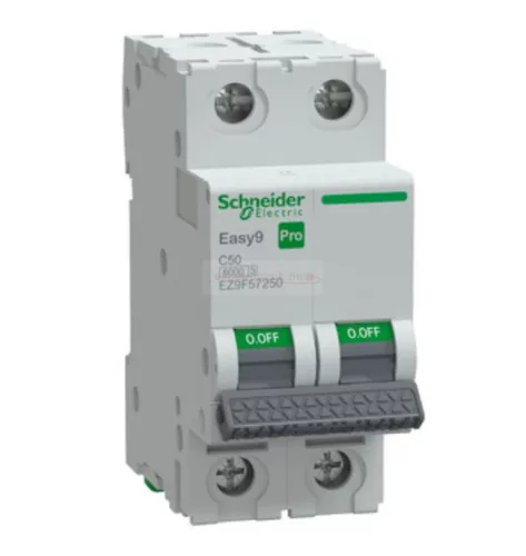 Schneider Easy9 Pro kismegszakító 2P C 50A 6kA