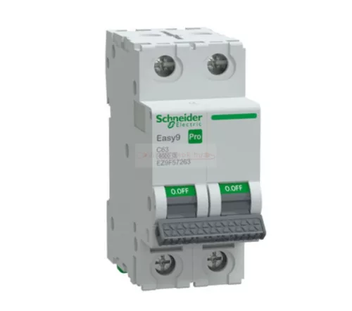 Schneider Easy9 Pro kismegszakító 2P C 63A 6kA