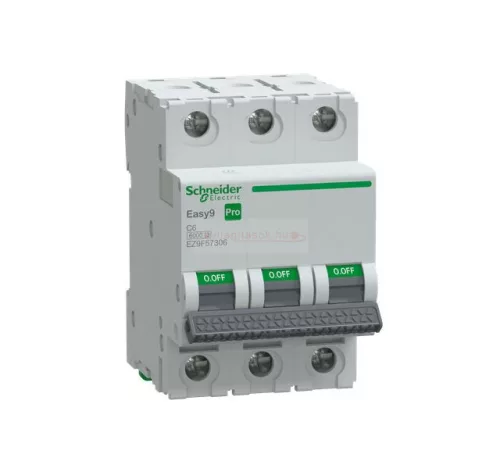 Schneider Easy9 Pro kismegszakító 3P C 6A 6kA