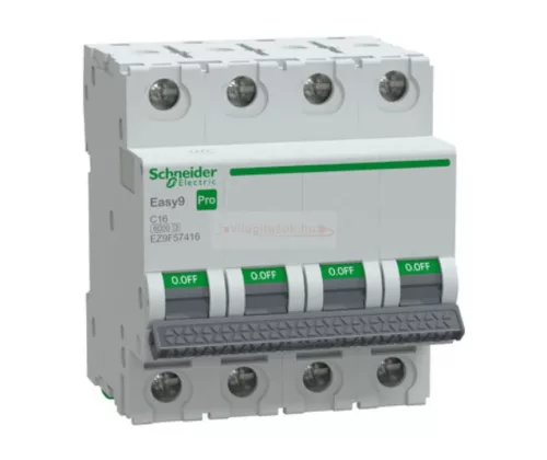 Schneider Easy9 Pro kismegszakító 4P C 16A 6kA