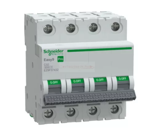 Schneider Easy9 Pro kismegszakító 4P C 32A 6kA