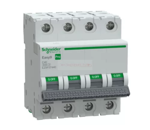 Schneider Easy9 Pro kismegszakító 4P C 40A 6kA