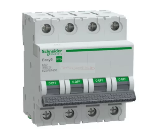 Schneider Easy9 Pro kismegszakító 4P C 50A 6kA