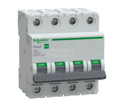 Schneider Easy9 Pro kismegszakító 4P C 63A 6kA