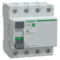  Schneider EASY9 PRO áram-védőkapcsoló, A osztály, 4P, 63A, 30mA