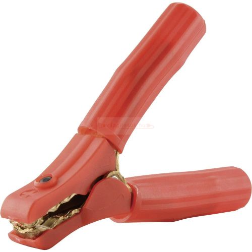 Akkumulátor csipesz 600 A piros