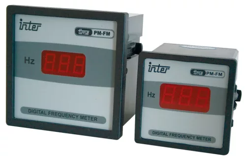 Digitális frekvencia mérő 72×72mm, 45-75Hz