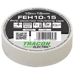 Szigetelőszalag, fehér 10m×15mm