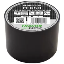 Szigetelőszalag, fekete 20m×50mm