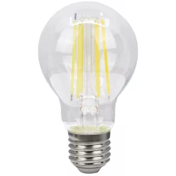COG LED gömb fényforrás, átlátszó E27, 12W, 4000K