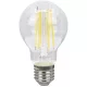 COG LED gömb fényforrás, átlátszó E27, 12W, 4000K