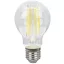 COG LED gömb fényforrás, átlátszó E27, 12W, 2700K