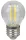 COG LED gömb fényforrás, átlátszó E27, 4W, 4000K