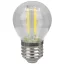 COG LED gömb fényforrás, átlátszó E27, 4W, 2700K
