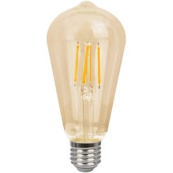 COG LED fényforrás, arany E27, 8W, 2500K