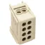 Főáramköri leágazó kapocs, sínre szerelhető, szürke 1×35+1×25mm2