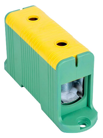 Főáramköri leágazó kapocs, felületre szerelhető, zöld/sárga 35-240mm2