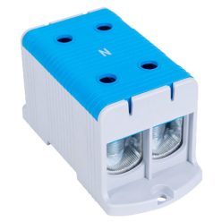   Főáramköri leágazó kapocs dupla, felületre szerelhető, kék 35-240mm2