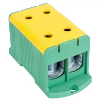   Főáramköri leágazó kapocs dupla, felületre szerelhető, zöld/sárga 35-240mm2