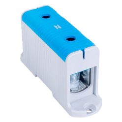   Főáramköri leágazó kapocs, sínre szerelhető, kék 6-50mm2