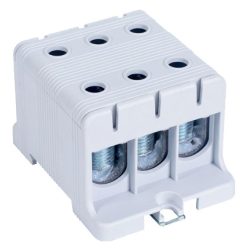   Főáramköri leágazó kapocs, sínre szerelhető, szürke 6-50mm2