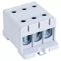   Főáramköri leágazó kapocs tripla, sínre és felületre szerelhető, szürke 16-95mm2