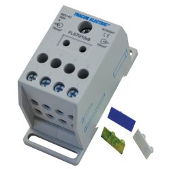   Fővezetéki leágazó sorkapocs, sínre szerelhető 1×70mm2 / 8×10mm2