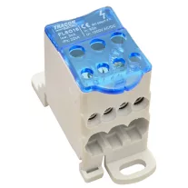   Fővezetéki leágazó sorkapocs nyitható fedéllel 3×16(16)mm2 / 4×10(6)mm2