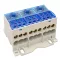 Fővezetéki leágazó sorkapocs nyitható fedéllel 3×1×50(35)mm2 / 3×6×16(10)mm2