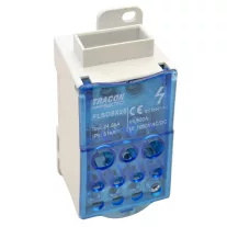   Fővezetéki leágazó sorkapocs nyitható fedéllel (betápsín) 8×25mm2 / 5×25(16), 4×16(10), 2×35(25)mm2