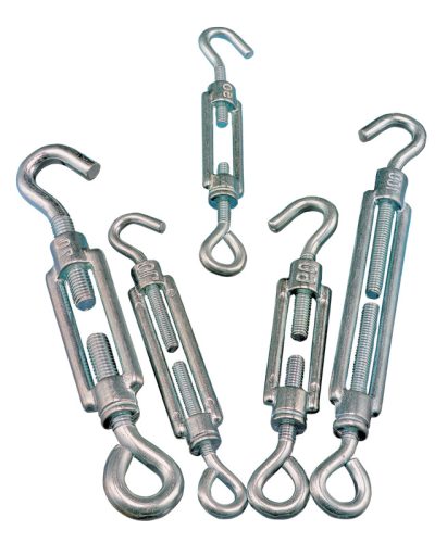 Sodrony-és huzalfeszítő szem-horog 8×70mm