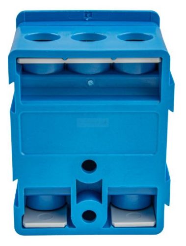 Fővezetéki sorozatkapocs, plombálható, kék